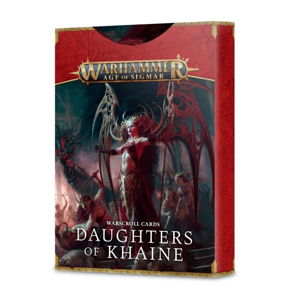 Warscroll-Karten: Daughters of Khaine (Deutsch)