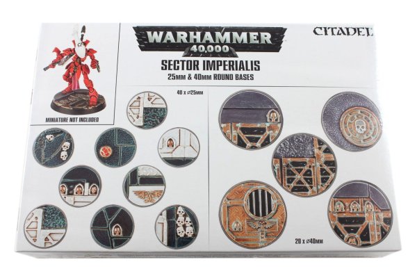 Sector Imperialis: Rundbases (25 & 40 mm)