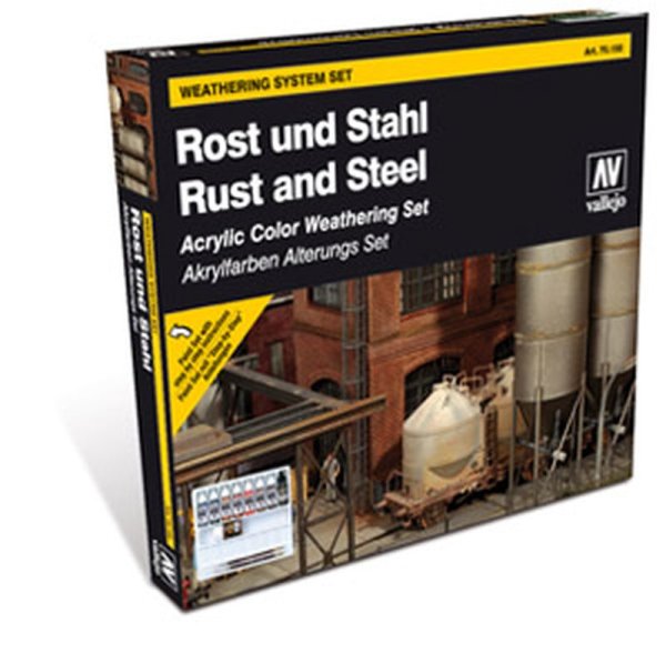 70.150 Vallejo Rust & Steel Set