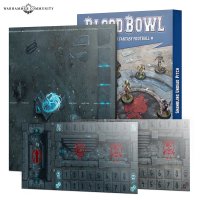 Blood Bowl Shambling Undead Pitch + Dugouts