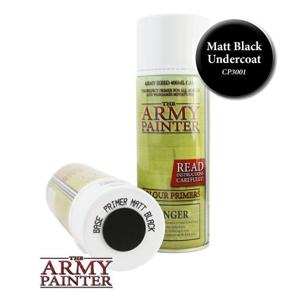 The Army Painter: Color Primer, Matt Black (400 ml)